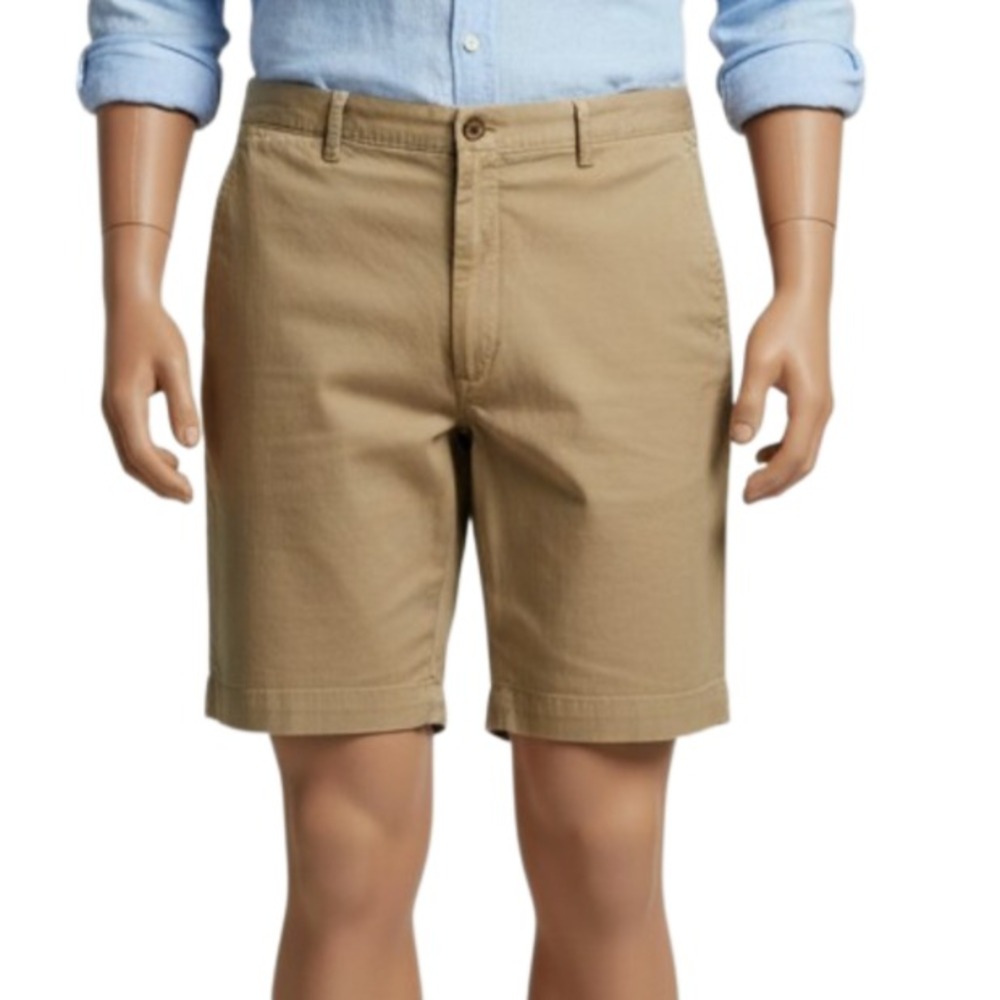 Polo Ralph Lauren Chino Shorts Mens 44T  (Long) Khaki Stretch Classic Fit Prep
